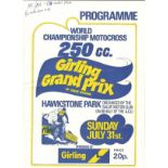 SCRAMBLING - 1977 WORLD CHAMPIONSHIP MOTOCROSS PROGRAMME @ HAWKSTONE PARK