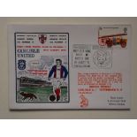 1974 CARLISLE V TOTTENHAM POSTAL COVER