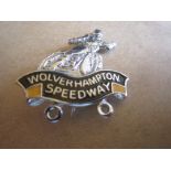 SPEEDWAY - WOLVERHAMPTON SILVER BADGE