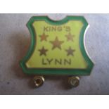 SPEEDWAY - KINGS LYNN GILT BADGE