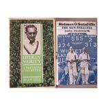 CRICKET - YORKSHIRE HOLMES & SUTCLIFFE + VERITY HARDBACKS.