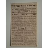 1947-48 ASTON VILLA V DERBY COUNTY