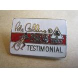 SPEEDWAY - PETER COLLINS BELLE VUE SILVER BADGE