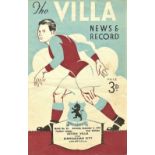 1948/49 ASTON VILLA V BIRMINGHAM CITY