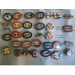 COLLECTION OF FOOTBALL BADGES X 31