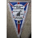 SPEEDWAY - 1978 B.L.R.C. PENNANT @ BELLE VUE