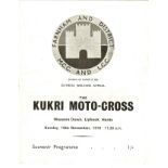 SCRAMBLING - 1970 THE KUKRI MOTO CROSS (GURKHA WELFARE) PROGRAMME @ LIPHOOK HAMPSHIRE