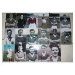 COLLECTION OF 17 PHOTOGRAPHS OF MANCHESTER UNITED PLAYERS FROM 1958