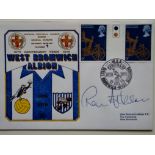 WEST BROMWICH ALBION - CENTENARY POSTAL COVER AUTOGRAPHED BY RON ATKINSON