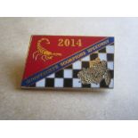 SPEEDWAY - 2014 SCUNTHORPE GILT BADGE