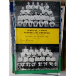 COLLECTION OF LATE 1950'S - EARLY 1960'S FOOTBALL PROGRAMMES & TICKETS X 55