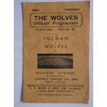 1945-46 WOLVES V FULHAM