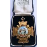 BOXING - TERRITORIAL WELSH CHAMPIONSHIP GOLD MEDAL 1912