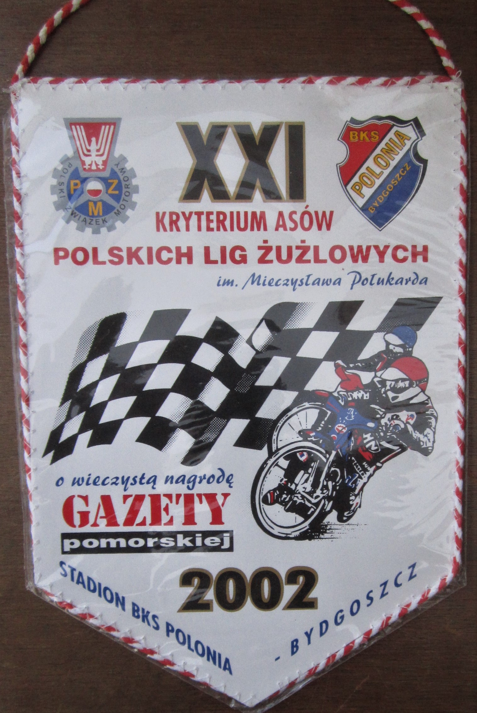 SPEEDWAY - 2002 POLONIA BYDGOSZCZ POLAND PENNANT