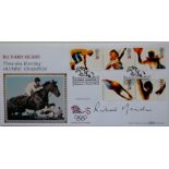 SHOWJUMPING - LIMITED EDITION POSTAL COVER AUTOGRAPHED BY RICHARD MEADE