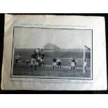 1903 ENGLAND v SCOTLAND AT SHEFFIELD UNITED PICTURE