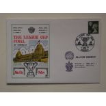 1974 WOLVES V MANCHESTER CITY LEAGUE CUP FINAL POSTAL COVER
