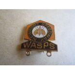 SPEEDWAY - NEWPORT WASPS GILT BADGE