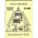 NON-LEAGUE PROGRAMME COLLECTORS' HANDBOOK 1984 PENRITH HYDE CRADLEY DUDLEY ETC.