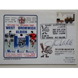 WEST BROMWICH ALBION POSTAL COVER AUTOGRAPHED BY JOHN WILE