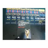 JAPAN CHAMPIONS LEAGUE BROCHURE AND WORLD CLUB POSTERS