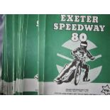 SPEEDWAY - 1980 EXETER HOMES X 21