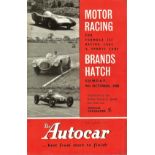 MOTOR RACING - 1955 BRANDS HATCH FORMULA 3 PROGRAMME