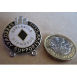 SPEEDWAY - NEWCASTLE DIAMONDS SILVER BADGE