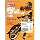 SPEEDWAY - 1978 WORLD FINAL PROGRAMME & TICKET