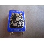 SPEEDWAY - SHEFFIELD TIGERS GILT BADGE