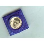 DAVE MACLAREN LEICESTER CITY ORIGINAL 1950'S BADGE WOLVES SOUTHAMPTON PLYMOUTH DUNDEE