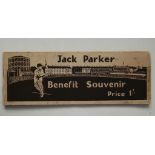 CRICKET - JACK PARKER BENEFIT SOUVENIR ( SURREY )