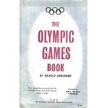 ATHLETICS - HAROLD ABRAHAMS THE OLYMPIC GAMES BOOK