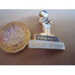 SPEEDWAY - HACKNEY 'HAWKEYE' GILT BADGE