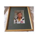 CRICKET - MIKE PROCTOR SOUTH AFRICA SIGNED PHOTOGRAPH GLOUCESTERSHIRE INTEREST