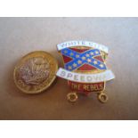 SPEEDWAY - WHITE CITY THE REBELS GILT BADGE