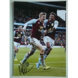 ASTON VILLA - MATT TARGETT SIGNED PHOTO