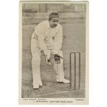 CRICKET - G. McGREGOR MIDDLESEX VINTAGE POSTCARD