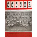 SOCCER MAGAZINE 1949 - WOLVES, MIDDLESBROUGH, BIRMINGHAM, MANCHESTER CITY, CHARLTON ETC