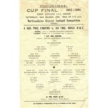 1943/44 NORTHUMBRIAN & DISTRICT CUP FINAL @ BISHOP AUCKLAND