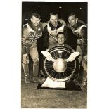 SPEEDWAY - 1960 WORLD FINAL 123 ORIGINAL PHOTO FUNDIN MOORE CRAVEN