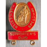 SPEEDWAY - LEICESTER SUPPORTERS CLUB BADGE