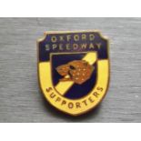 SPEEDWAY - OXFORD BADGE