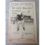 BRISTOL ROVERS V RACING CLUB HAARLEM 1947-48