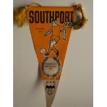 SOUTHPORT 1967 PROMOTION VINTAGE PENNANT