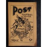 1949-50 NOTTINGHAM FOOTBALL POST GUIDE - FOREST, NOTTS COUNTY, LEICESTER, DERBY, LINCOLN, MANSFIELD