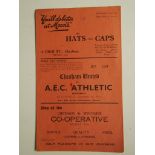 1931-32 CHESHAM UNITED V A.E.C. ATHLETIC - FA CUP