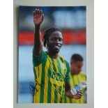 WEST BROMWICH ALBION - ROMAINE SAWYERS SIGNED PHOTO