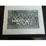ASTON VILLA -ORIGINAL 1905 TEAM PHOTO PLATE
