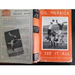 BIRMINGHAM CITY & ENGLAND GIL MERRICK- BOOK AND ORIGINAL AUTOGRAPH